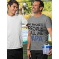 thumbnail image 7 of Tstars Mens Gifts for Dad Father's Day Shirts My Favorite People Call Me Papa Shirt Gift for Grandpa Father Cool Best Gift for Dad T Shirt, 7 of 7