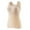 1-Beige, variant on Fiaer Womens U Neck Built-In Bra Tank Top High Stretch Sleeveless Slim Fit Shapewear Tummy Control Workout Causal Oversized Versatile Tops​ Coffee XL