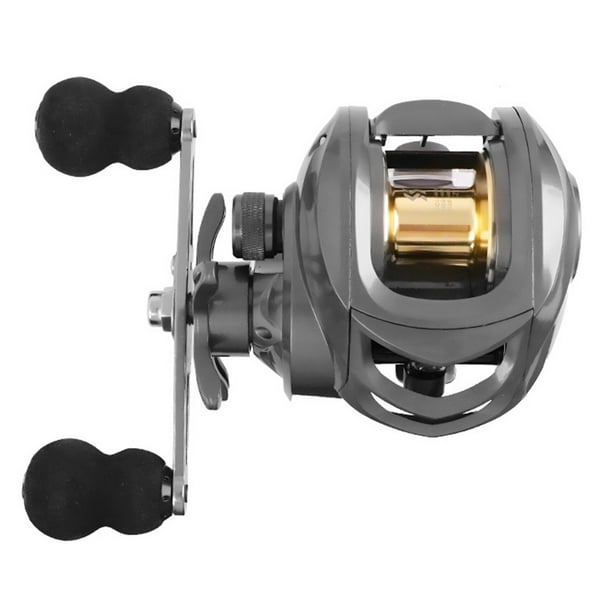 Carrete Fundición Fibra Carbono 4 Potencia Arrastre 5+1BB Suspensión Dinámica 3D Frenado Magnético (mano Derecha)