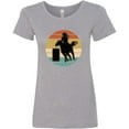 thumbnail image 3 of Inktastic Rodeo Barrel Racing Cowgirl Women's T-Shirt, 3 of 5
