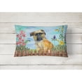 thumbnail image 2 of Brussels Griffon Spring Canvas Fabric Decorative Pillow CK1249PW1216, 2 of 3