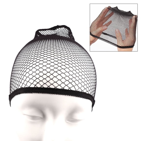 Homoyoyo Black EVA Wig Caps for Women Comfortable Stretchable and Washable Hair Care Accessories 3 Pieces