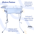 thumbnail image 2 of Bañera Tina Plegable Para Bebé Con Base Ibaby Fontana Transp Transparente Fontana gris, 2 of 5