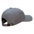 thumbnail image 4 of Minimal Piggy Outline Embroidered Unstructured Cotton Twill Cap - Grey OSFM, 4 of 5