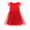 Red, variant on Arshiner Toddler Tutu Dress Girls Rainbow Tulle Dresses Ruffle Tiered Swing Twirly Summer Sundress