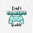thumbnail image 4 of Inktastic Dad's Gaming Buddy- Aqua Controller Boys or Girls Baby Bodysuit, 4 of 5