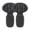 Black, variant on Comfortable Heels Cushioning Pads for Back of Heel - Reusable Heel Guards Liners for Shoes Providing Gentle Cushioning and Comfort for All Foot Types Fits Heels and Shoes, 5.12 in, Black