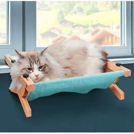 KyFree Cat Window Perch Sturdy Solid Wood Cat Window Hommock for Large Cats Indoor Cat Window Bed Seat Shelf for Windowsill Bedside Cabinet and Drawer Walmart