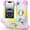 Colorful Beige, variant on ELEHOLD Rugged Case for iPhone 16e 2025, with 360° Rotation Ring Stand, Military Grade Drop Shockproof Protection Full Body Heavy Duty Case for iPhone 16e 2025,Colorful Rosegold