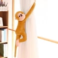thumbnail image 7 of TanSiDing Long Arm Monkey Plush Toy Hanging Decor with Sound Interactive Stuffed Animal for Room Nursery Playroom, 7 of 7