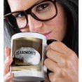 thumbnail image 2 of 3drose, Harmony Inspirational Rock- Photography- Affirmations, 11oz Two-tone Black Mug, 2 of 6
