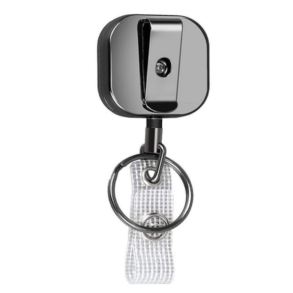 Multipurpose Portable Extendable Carabiner Keychains With Steel Wire Rope For Key Cards Quick Access Secure Attachment