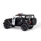 thumbnail image 3 of Kinsmart 5"" Die-Cast: 2018 Jeep Wrangler Rubicon Edición Policía (Negro/Blanco), 3 of 4