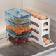 thumbnail image 5 of Huevera de 4 niveles para refrigerador, huevera con desplazamiento automático de 1, 2 o 4 piezas, dispensador de huevos que ahorra espacio, organizador de gran capacidad para 30 huevos, ideal para, 5 of 7