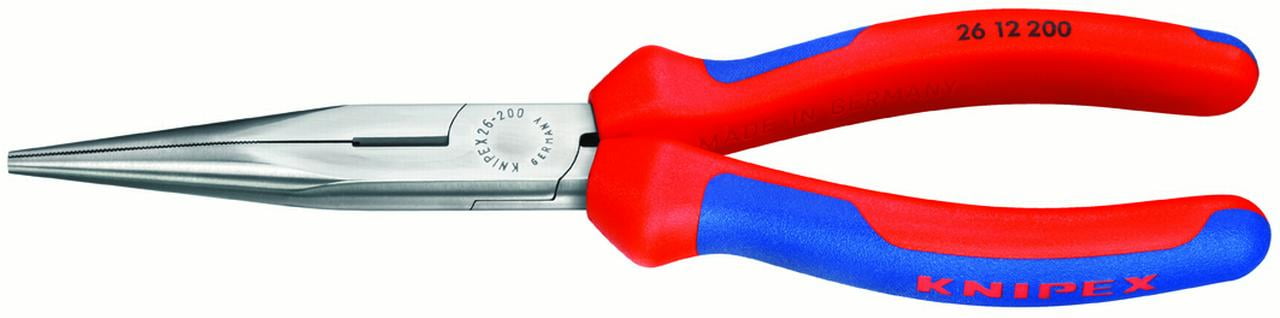 KNIPEX Tools 2612200 Long Nose Pliers With Cutter Comfort Grip by KNIPEX Tools