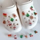 thumbnail image 5 of Juego de 12 adornos navideños para zapatos: hombrecito de jengibre y árbol de Navidad verde, adornos brillantes de ABS para zuecos y zapatillas, regalo navideño., 5 of 8