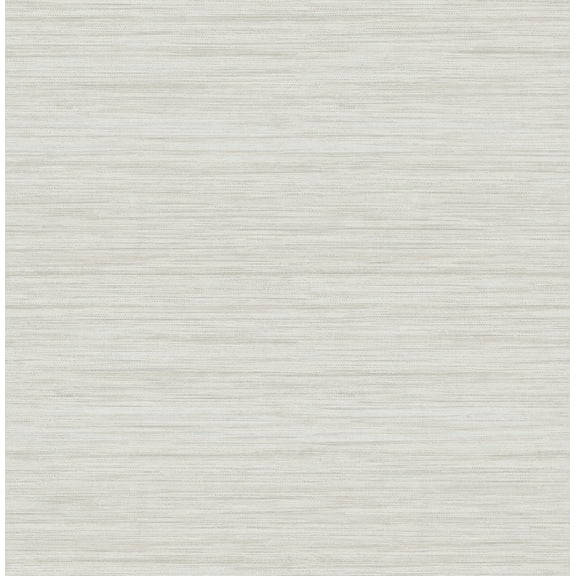 Advantage Barnaby Off-White Faux Grasscloth Wallpaper
