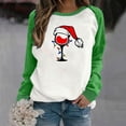 thumbnail image 1 of Qiopertar Femmes Décontracté Manches Longues Col Rond Hauts Chemises Amples Blouse Imprimé Graphique Chandail en Molleton Offres de la Semaine Liquidation à Moins de 5$ jusqu'à 90 % de Réduction, 1 of 4