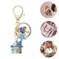 thumbnail image 3 of Unique Bargains 1 Pc Handbag Charms Keychains Mushroom House Bag Accessories Blue, 3 of 5