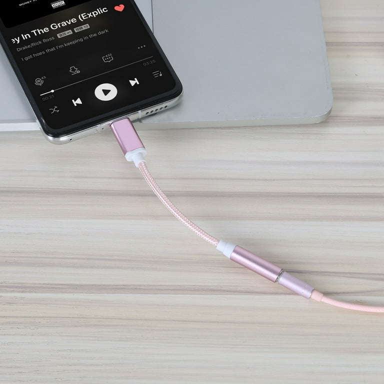 iMountek USB-C Type C Adapter Port to 3.5mm Aux Audio Jack Earphone  Headphone Cable Cord