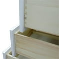 thumbnail image 2 of 37 in. Single Wooden Vanity  White White Carrara Round Right Door.Right Sink, 2 of 11