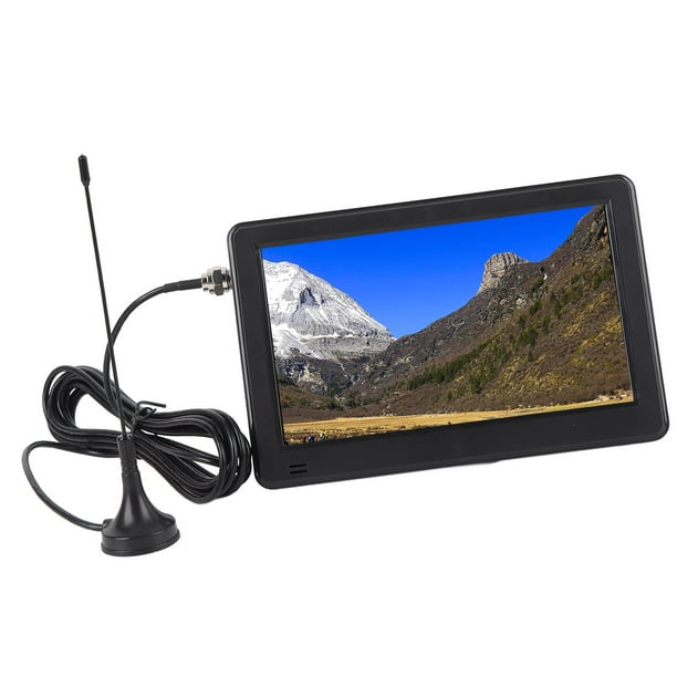 TV LED Portátil, Radio FM Pantalla Clara Sintonizador Sensible A TV Portátil De 6 Pulgadas Múltiples Formatos Compatible Con Pantalla TFT A Color Para Automóvil