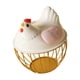thumbnail image 5 of Cesta para huevos con tapa, rústica, decorativa, redonda, para huevos de gallina, colección de huevos Tapa rosa, 5 of 9