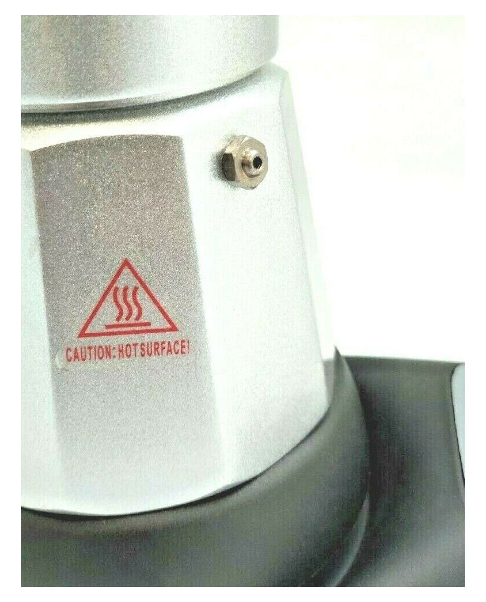 6 Cups Electric Aluminum Espresso Coffee Maker, 480 W,Silver