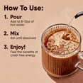 thumbnail image 6 of IQJOE Mushroom Coffee Packets (16 Servings) Lion’s Mane, Magtein Magnesium, Antioxidants, Adaptogens - Variety Pack - Instant Coffee for Focus, Clarity, Mood, Energy Boost - Sugar Free, Keto, Vegan, 6 of 8