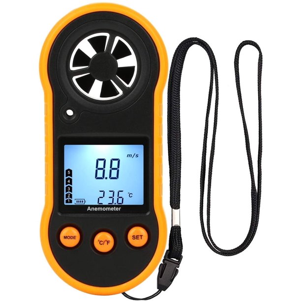Digital Anemometer, Wind Speed Meter, Air Flow Speed Meter to Measure
