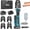 green-4 Jaws, variant on SWANSOFT Propress Tool, Copper Pipe Crimping Tool with 18V 4Ah Battery Pro Press Copper Crimper Tool with 4 US Standard Jaws 1/2", 3/4'', 1", 1-1/4", Electric Hydraulic Plumbing Crimping Tool - Teal