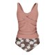 thumbnail image 5 of Traje de baño de bikini de verano con estampado de moda para mujer, con cojín en el pecho y sin soporte de acero, sin espalda, con tirantes, de nailon., 5 of 5