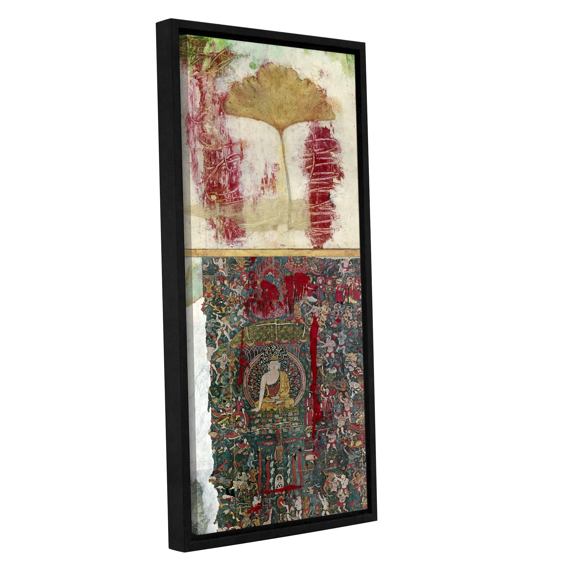 ArtWall Elena Ray "Buddha 2" Gallery-Wrapped Floater-Framed Canvas