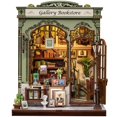 thumbnail image 1 of Kit DIY de Casa de Muñecas Miniatura Cutefun Librería Galería con LED, 1 of 7