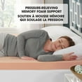 thumbnail image 4 of Dream Serenity 3" COPPER RX Memory Foam Mattress Topper, Double, 4 of 8