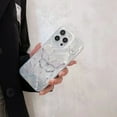 thumbnail image 5 of Printed butterfly Pattern Glitter Protective Phone Case For iPhone 13 Pro Silver, 5 of 5