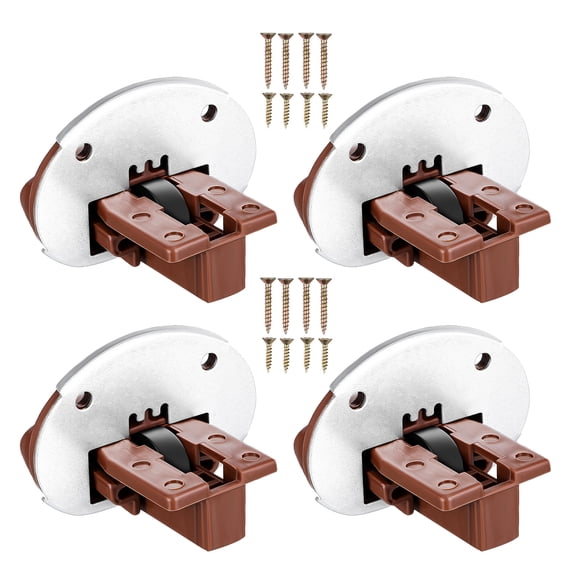 4 Sets Drawer Slides Replacement Kit - Smooth Sliding Dresser Drawer Track Glides for Cabinet Furniture Repair Hardware Parts