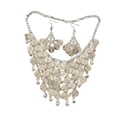 thumbnail image 4 of Conjunto de 2 joyas elegantes y ligeras para mujer, conjunto de joyas tradicionales indias de aleación. Pendientes de gancho, 4 of 6