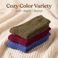 thumbnail image 4 of Tipi Toe Women's Cozy Non-Slip Fuzzy Socks 3-Pack, Multiple Colors, 4 of 6