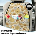 thumbnail image 4 of Goofa Honey Honeycomb Pattern Car Back Seat Protector for Kids (2 Pack) ,Anti-kick Storage Mat for Car Seats,Shields from Footprints, 4 of 6