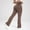 Brown, variant on Crossover Flare Leggings for Women High Waist V Cross Bootcut Bell Bottoms Yoga Pants Yoga Pants Non See Through Bootleg Yoga Leggings Online Shopping