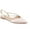 Champagne Satin, variant on Jewel Badgley Mischka Womens Alanna Satin Slip-On Ballet Flats
