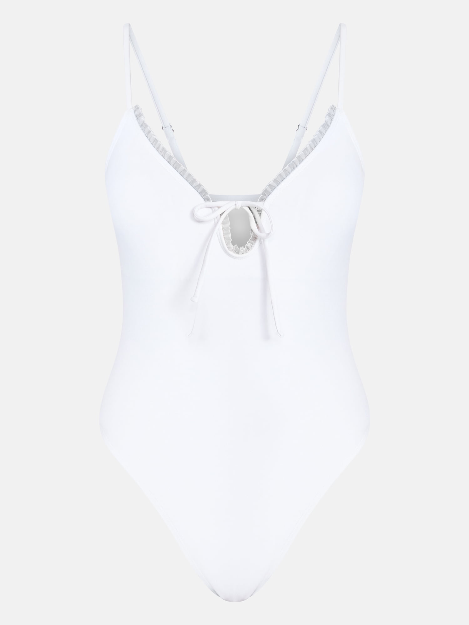 No Boundaries Keyhole One-Piece Swimsuit, Women's XXS-XXL