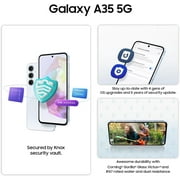 Open Box Samsung Galaxy A35 (128GB + 8GB) | 6.6 120Hz Display 5G + 4G LTE | GSM Unlocked Smartphone (International Version)