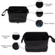 thumbnail image 4 of Neceser LEATHER VILLAGE de piel auténtica Dopp Kit negro, 4 of 7