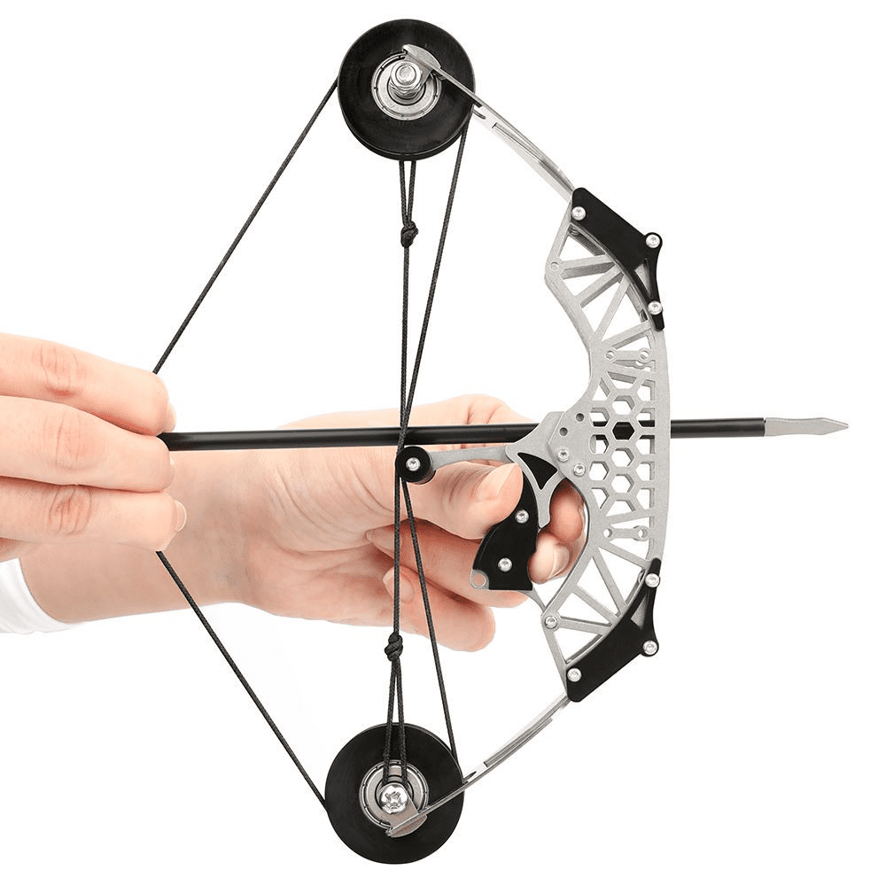 AME 8.6" Mini Compound Bow Kit Archery Toy Arrows Target Shooting Children Gift Bow (12pcs Arrows)