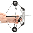 thumbnail image 2 of AME 8.6" Mini Compound Bow Kit Archery Toy Arrows Target Shooting Children Gift Bow (12pcs Arrows), 2 of 9