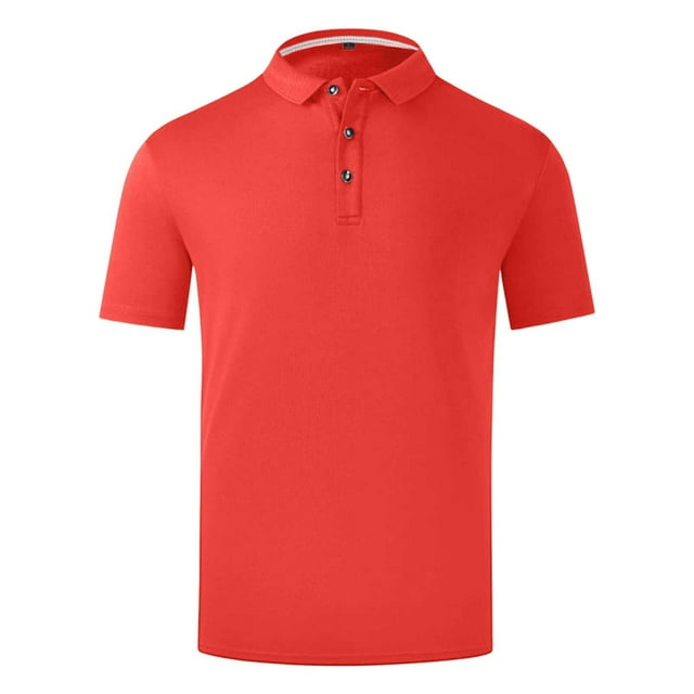 RBCKVXZ Blouse Grande Taille pour Femmes Col en V Manches Courtes Boutons Hauts T-Shirt Col Gaufré Rouge TTG
