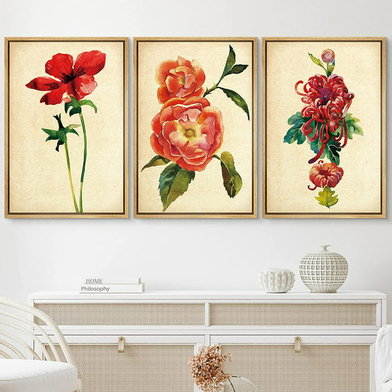 Modern Floral Paint Set