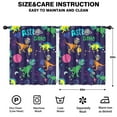 thumbnail image 2 of Blackout Kids Curtains,Space Dinosaurs Astr Dino Pattern Childrens Insulated Curtains Set Of 2,Bedroom Essentials,Toddler Room Decor 52"x63", 2 of 5